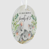 Notre premier Noël en famille de 3 ours Koala (devant)