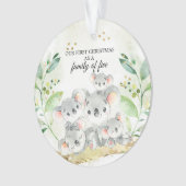 Notre premier Noël en famille de cinq ours Koala (devant)