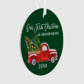 Notre premier Noël en grand-parents Camion vert (devant)