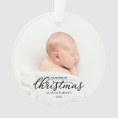 Notre Premier Noël En Grand-Parents Script Noir (devant)