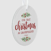 Notre premier Noël en grands-parents La verdure (devant)