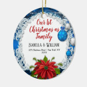 Notre premier Noël en ornement familial (Gauche)