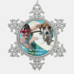 Notre premier Noël en tant que copains Ornement de