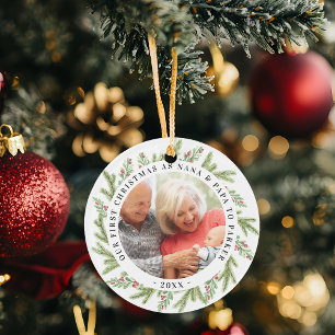 Notre premier Noël en tant que grands-parents Phot
