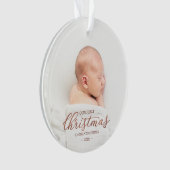 Notre premier Noël en tant que grands-parents Rose (devant)