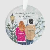 Notre premier Noël en tant que M. et Mme. (devant)