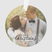 Notre Premier Noël En Tant Que M. Et Mme 2020 (devant)