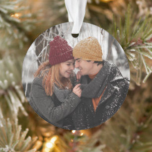 Notre Premier Noël En Tant Que M. et Mme Photo Élé