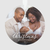 Notre premier Noël en tant que Maman et Papa Photo (dos)