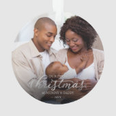 Notre premier Noël en tant que maman et papa Silve (dos)