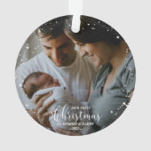 Notre premier Noël en tant que maman et papa Snowf (dos)