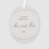 Notre premier Noël en tant que Mme et Mme Photo Le (devant)