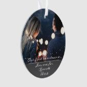 Notre premier Noël en tant que Mme. & M. Mariage P (devant)