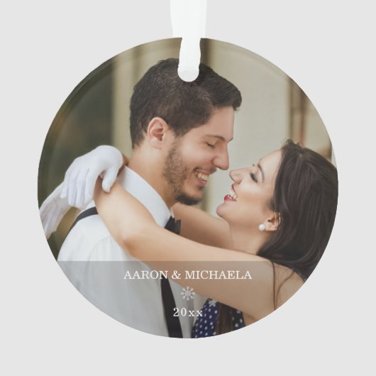 Notre premier Noël en tant que Monsieur et Madame (dos)