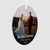 Notre premier Noël en tant que Monsieur et Madame (devant)