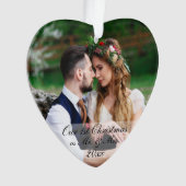 Notre premier Noël en tant que Monsieur et Madame  (devant)