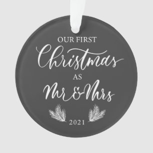 Notre premier Noël en tant que Monsieur. & Mme av