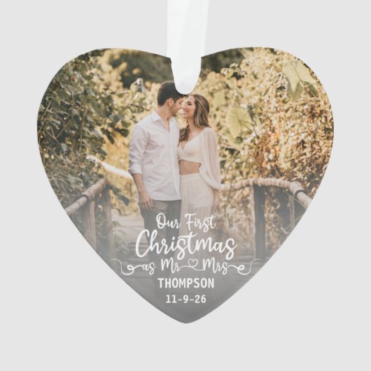 Notre premier Noël en tant que Mr & Mrs Custom 2 P (dos)