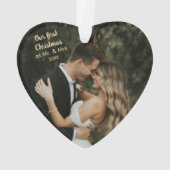 Notre premier Noël en tant que Mr & Mrs Heart Shap (dos)