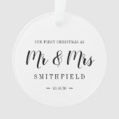 Notre premier Noël en tant que Mr & Mrs Mariage pe (devant)