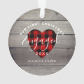 Notre Premier Noël Engagé Main Lettré Coeur (dos)