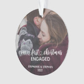 Notre premier Noël Engagé Main Lettré Photo (devant)