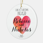 Notre premier Noël engagé ou ensemble ornement (Gauche)