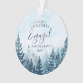 Notre premier Noël engagé Photo Pine Tree Forest (devant)