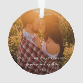 Notre premier Noël engagé photo simple (dos)