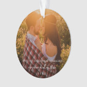 Notre premier Noël engagé photo simple (devant)