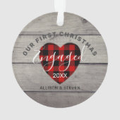 Notre premier Noël Engagé Rustic Plaid Custom (dos)