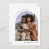 Notre premier Noël Ensemble Carte photo de famille (Devant / Derrière)