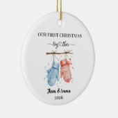 Notre premier Noël ensemble Ornement Marié (Droite)