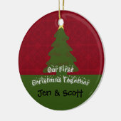Notre premier Noël ensemble Ornement photo (Gauche)
