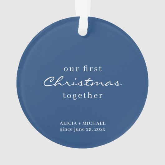 Notre premier Noël ensemble photo (dos)