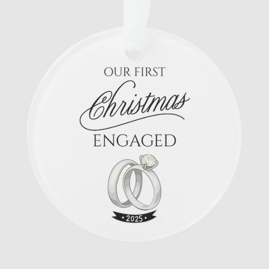 Notre Premier Noël Fiancés 2025 (devant)