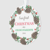 Notre premier Noël| Grands-parents| Pine Wreath (devant)