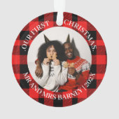 Notre premier Noël M. et Mme Newlysée élégant (dos)