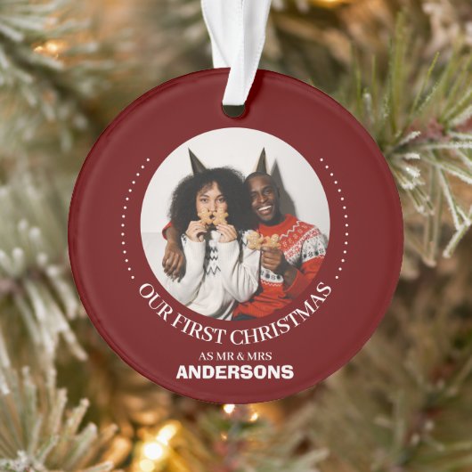 Notre premier Noël M. et Mme Newlysée élégant (Arbre)