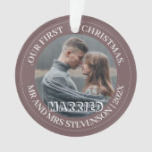 Notre premier Noël M. et Mme Newlysée élégant (devant)