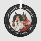 Notre premier Noël M. et Mme Newlysée élégant (dos)