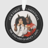 Notre premier Noël M. et Mme Newlysée élégant (devant)