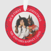 Notre premier Noël M. et Mme Newlysée élégant (devant)