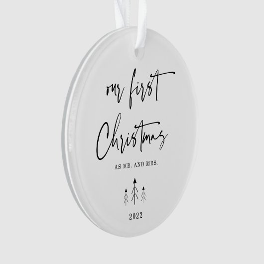 Notre premier Noël, M. et Mme Photo (devant)