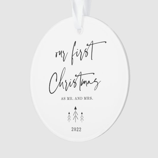 Notre premier Noël, M. et Mme Photo (devant)