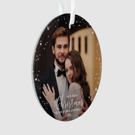 Notre premier Noël, M. Et Mme Script Couple Photo (devant)