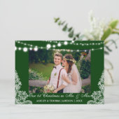 Notre premier Noël M. & Mme Carte photo G (Debout devant)