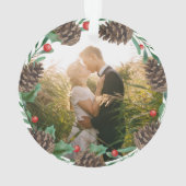 Notre premier Noël| M. & Mme| Pinecone Wreath (dos)