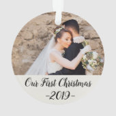 Notre premier Noël Marié Personnalisable (dos)