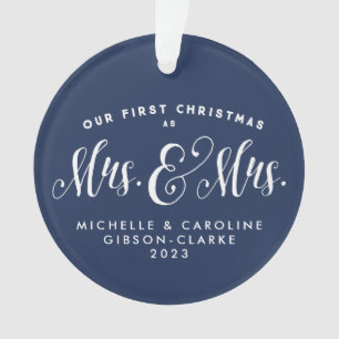 Notre premier Noël Mme et Mme marine